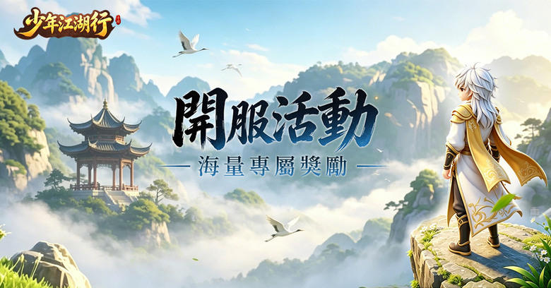 《少年江湖行》智遊在線 6月2日 正式上線 古風 Q版福利仙俠手遊 | 福利真儲 顛覆傳統課金體系 放置掛機 輕鬆養成 跨服競技 休閒熱血雙體驗 | 騎戰衝鋒、震屏大招、神器進階、百變時裝、浪漫仙緣