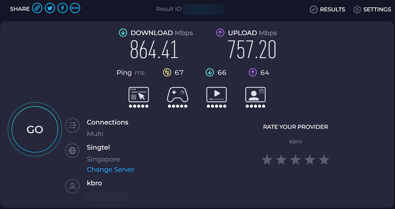 點我看大圖 凱擘 DOCSIS 3.1 對稱1Gbps網路 簡單實測