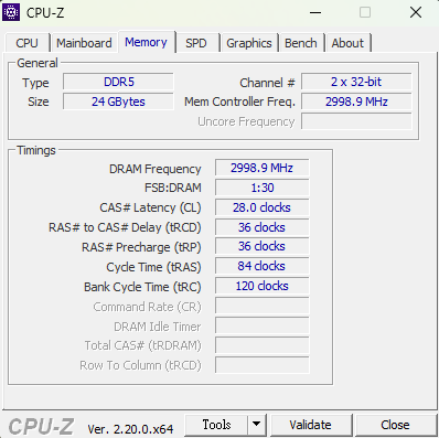 點我看大圖 2026的黃金開箱 T-CREATE EXPERT 24GB D5-6000CL28 評測