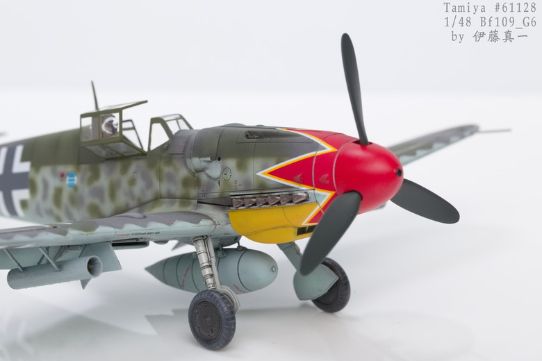 【模型樣品製作】TAMIYA 1/48 Bf109 G-6 後期型 #61128