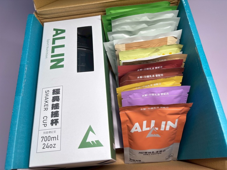 小眾品牌ALL IN 乳清入門組開箱