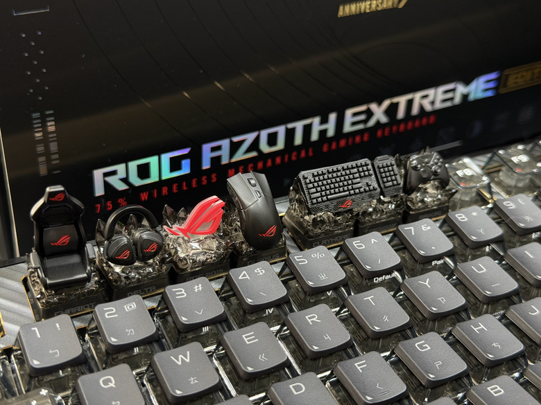 【開箱】24K鍍金aka尊爵不凡版敗家之眼｜ROG 20週年限定版鍵鼠組+鍵帽