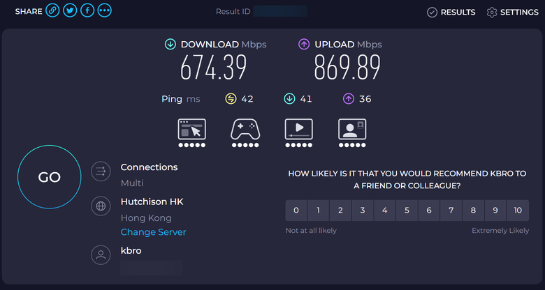 點我看大圖 凱擘 DOCSIS 3.1 對稱1Gbps網路 簡單實測