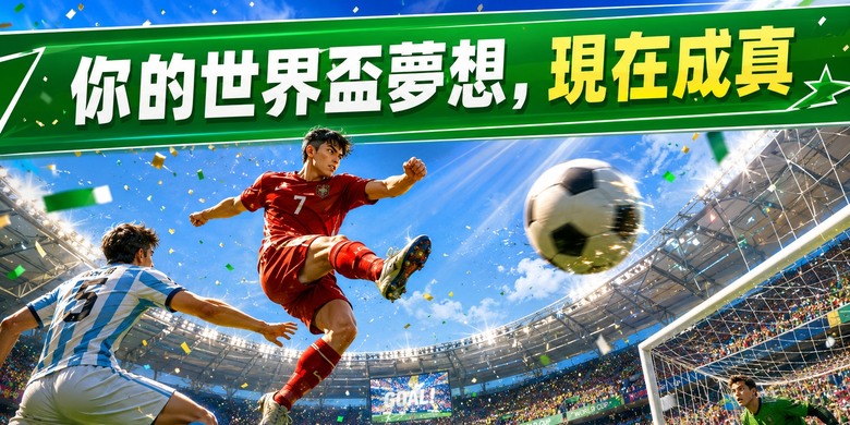 用 AI 特效模板讓自己登上世界盃踢球領獎，超簡單教學