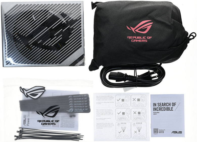 點我看大圖 ROG THOR III 1000W ATX 3.1白金全模組電源開箱