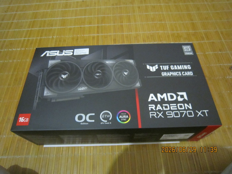 ASUS 華碩 TUF Gaming Radeon™ RX 9070 XT 16GB GDDR6 OC 超頻版 顯示卡開箱分享與測試