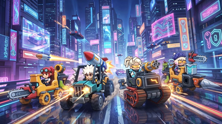 《賽車大師:競速 PVP》6月17日更新 Car Master: Racing PVP 打造瘋狂戰車 征服全球競技場 | 自由收集引擎、車架、輪胎、武器與特殊零件 打造高速跑車、重裝坦克或武裝機械車