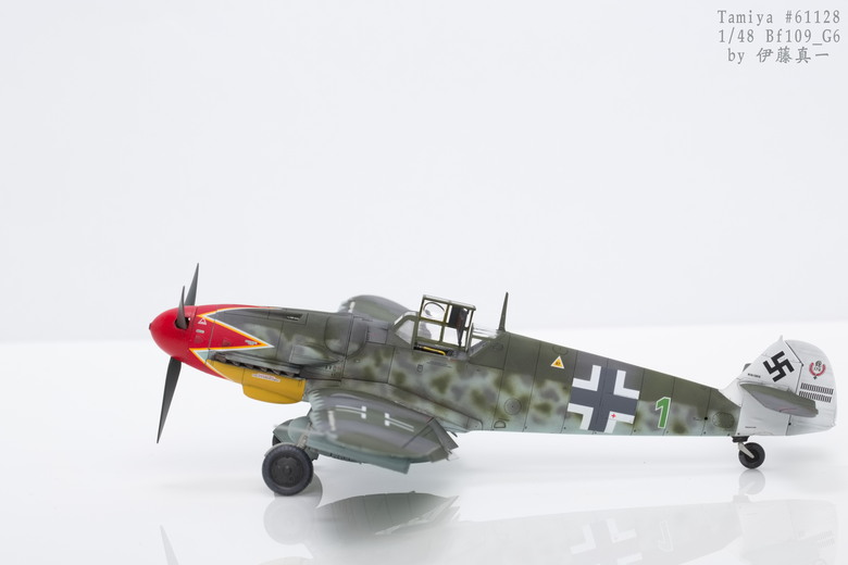 【模型樣品製作】TAMIYA 1/48 Bf109 G-6 後期型 #61128