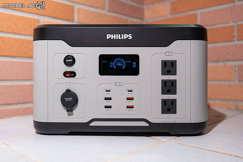 PHILIPS 1+n 儲能行動電源開箱實測｜1200W 大功率輸出，露營、外拍、居家備電都能彈性擴充
