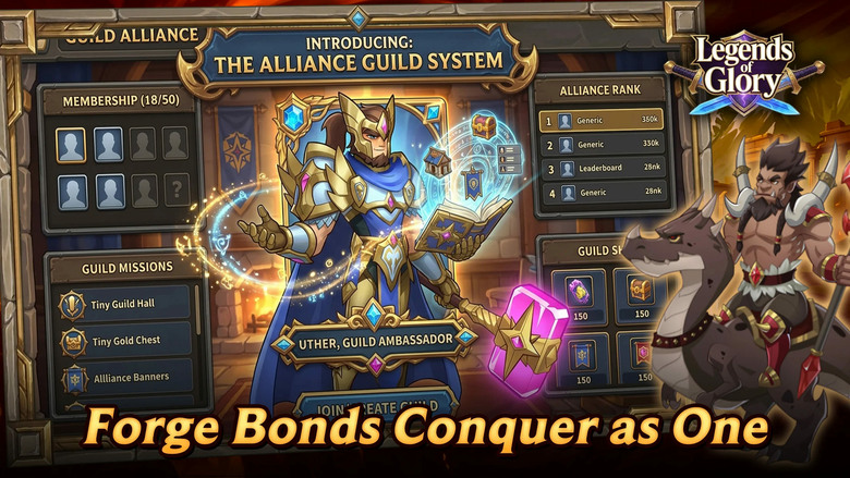 《榮耀傳奇：放置競技場》Legends of Glory: Idle Arena 6月1日 正式上線 西方奇幻放置卡牌 RPG | 禮包碼、兌換碼 | 挑戰史詩地下城、擊敗遠古巨獸、參與競技場PVP