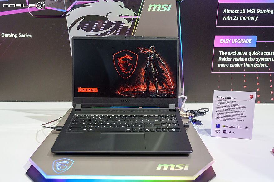 【Computex 2026】MSI 魔龍姬限定版筆電現身 再推 Katana 與 Venture 全新系列筆電