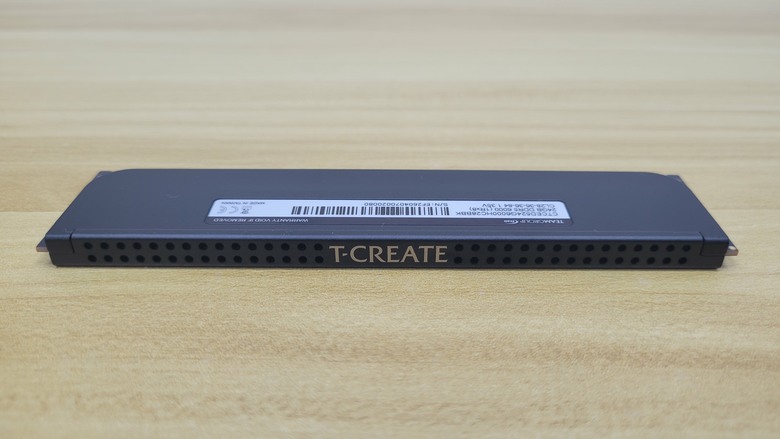點我看大圖 2026的黃金開箱 T-CREATE EXPERT 24GB D5-6000CL28 評測