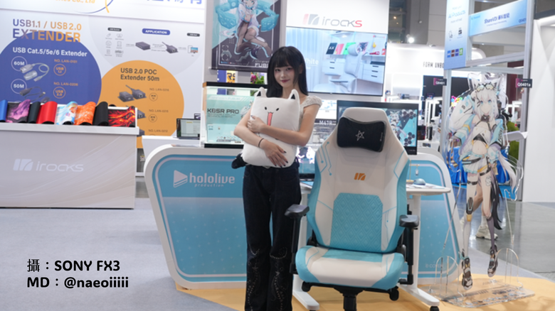 [COMPUTEX2026] 限量是殘酷的 IROCKS新品與 hololive聯名品上手玩