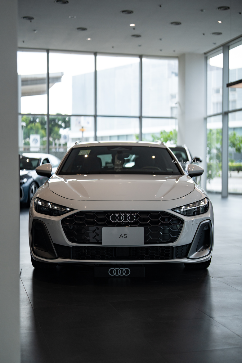 實車分享｜Audi A5 Avant TFSI 150 kW S line｜金屬冰川白 ・Glacier White Metallic・2Y