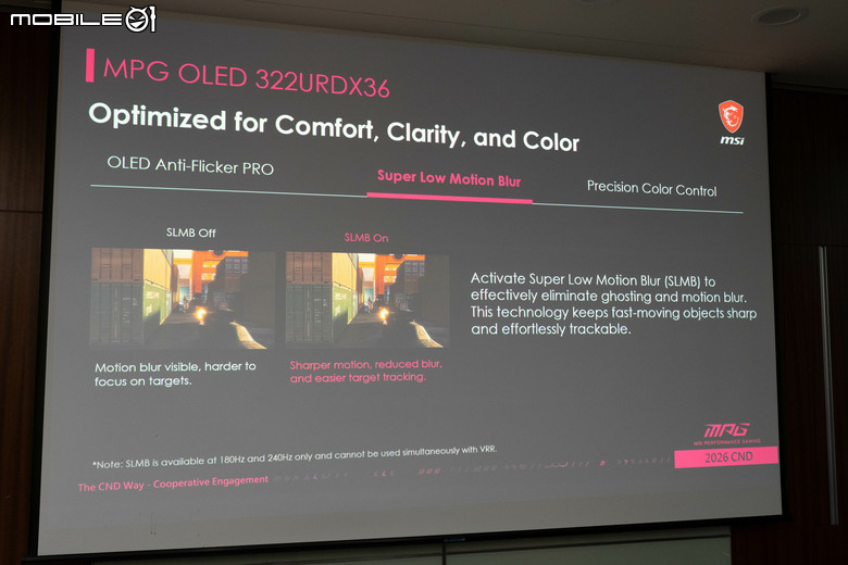 【Computex 2026】一台螢幕包辦三個解析度/更新率設定 微星推出 UHD/QHD/FHD 三模切換顯示電競螢幕 MPG OLED 322URDX36