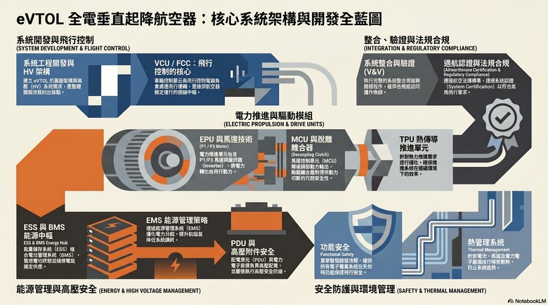 汽車動力系統技術分享 : 【低空經濟】飛行汽車_電動垂直起降飛行器(eVTOL)混合動力系統系列