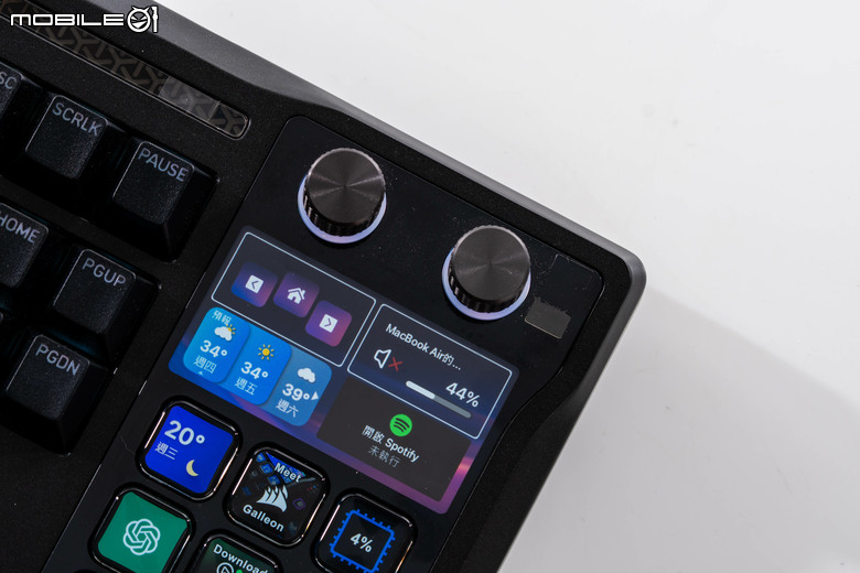 CORSAIR GALLEON 100 SD 鍵盤開箱體驗 整合 Stream Deck 設計提供寬廣自訂功能的強大創作工具