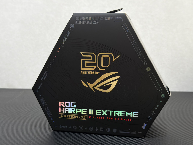 【開箱】24K鍍金aka尊爵不凡版敗家之眼｜ROG 20週年限定版鍵鼠組+鍵帽