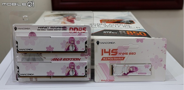 巨蟒 anacomda 巨蟒 ANA 特仕版 I4S 二次元少女走進 M.2 插槽