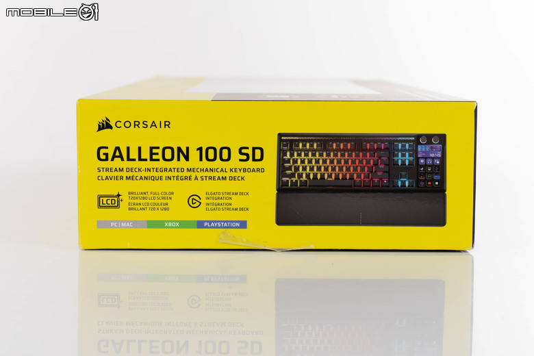 CORSAIR GALLEON 100 SD 鍵盤開箱體驗 整合 Stream Deck 設計提供寬廣自訂功能的強大創作工具