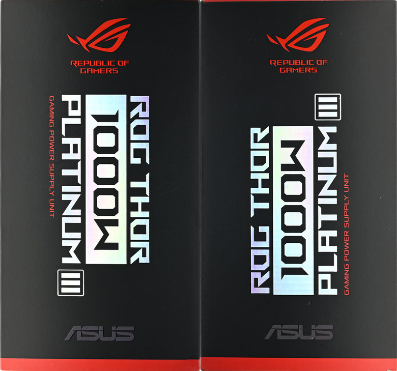 點我看大圖 ROG THOR III 1000W ATX 3.1白金全模組電源開箱