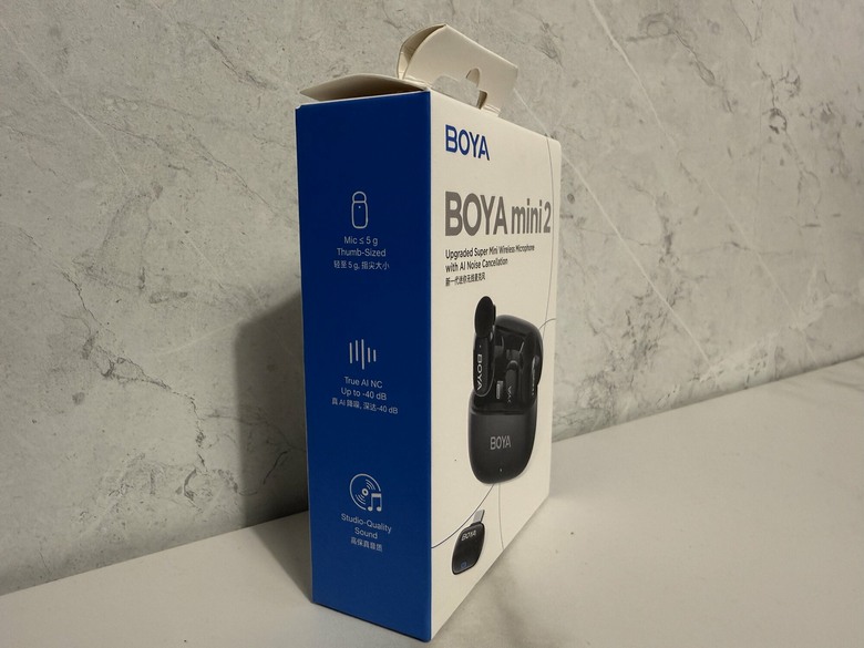 點我看大圖 【小宅開箱】手機創作者必備!BOYA mini2 超輕 5g 無線麥克風 + AI 降噪 開箱