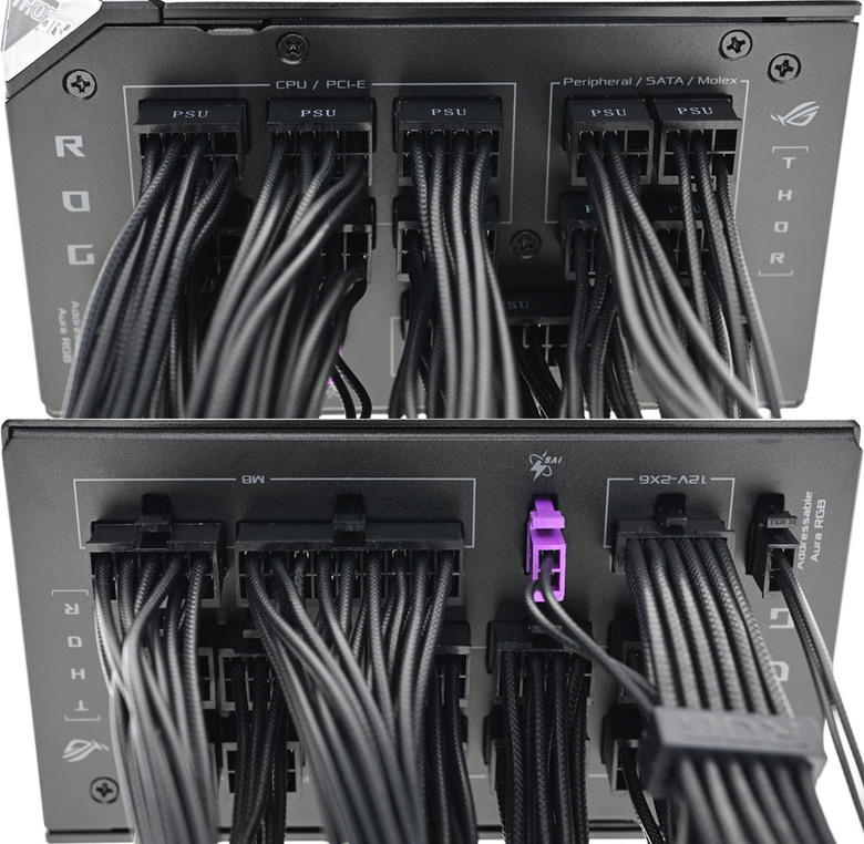 點我看大圖 ROG THOR III 1000W ATX 3.1白金全模組電源開箱
