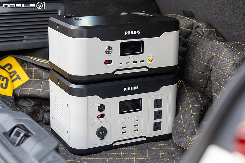 PHILIPS 1+n 儲能行動電源開箱實測｜1200W 大功率輸出，露營、外拍、居家備電都能彈性擴充