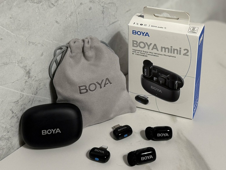 【小宅開箱】手機創作者必備！BOYA mini2 超輕 5g 無線麥克風 + AI 降噪 開箱
