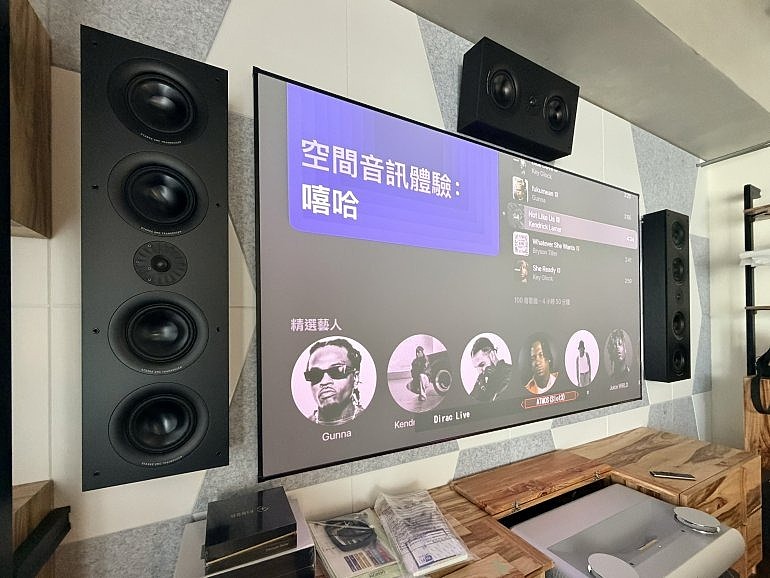 點我看大圖 「買進美好生活!」榮幸參訪實踐精緻C/P精神美宅客廳Starke Sound 5.1.2多聲道系統!