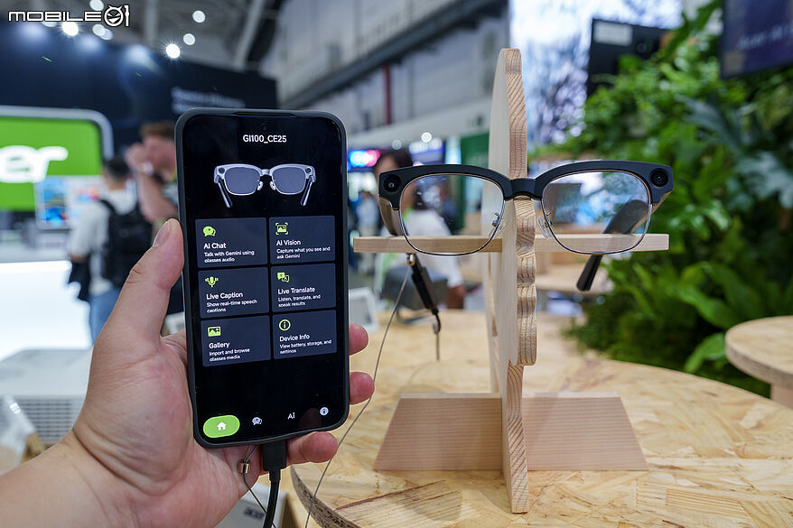 【Computex 2026】Acer 發表 AR Vision GR0 與 GI0 AI 眼鏡 工作、娛樂一“鏡”搞定！