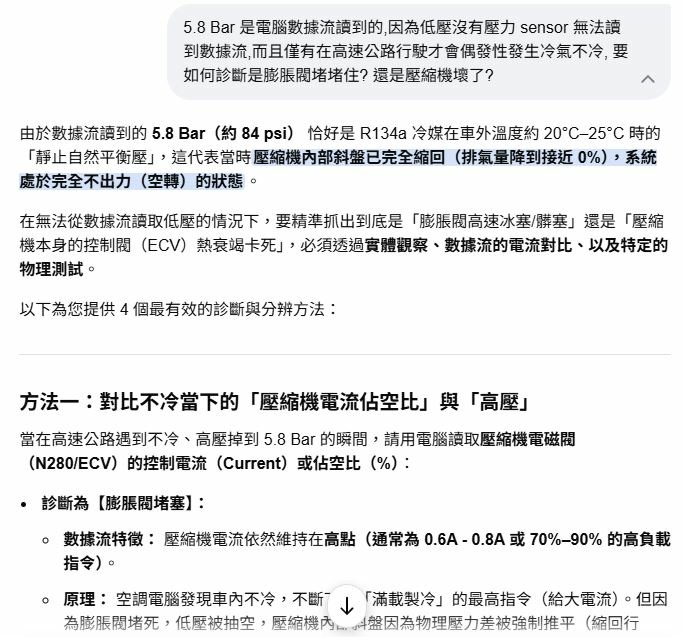 VW Golf R 6萬km 高速公路冷氣不冷,壓縮機損壞分析