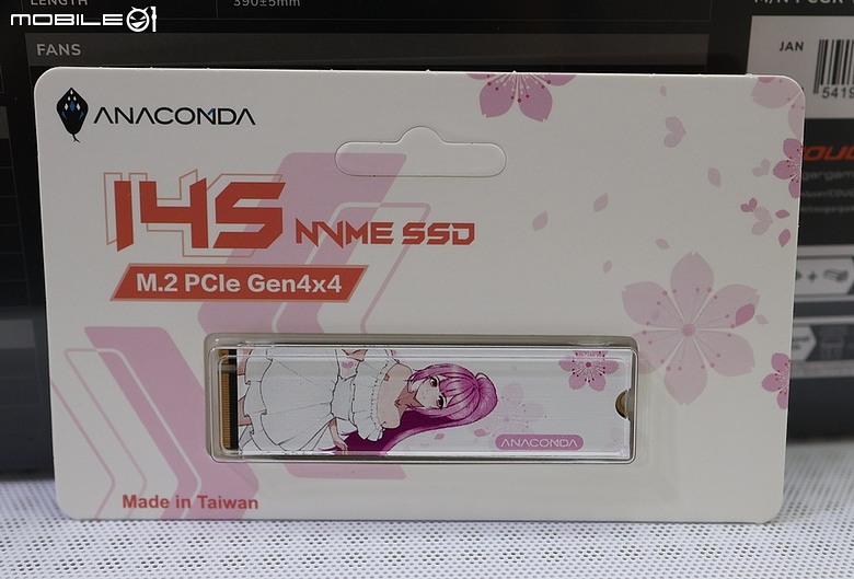 巨蟒 anacomda 巨蟒 ANA 特仕版 I4S 二次元少女走進 M.2 插槽