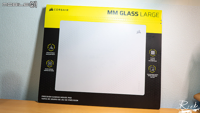 【開箱】賊船鎂合金滑鼠與首款玻璃墊 | CORSAIR SABRE v2 PRO WIRELESS MG WHITE & MM GLASS LARGE