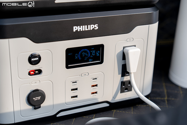 PHILIPS 1+n 儲能行動電源開箱實測｜1200W 大功率輸出，露營、外拍、居家備電都能彈性擴充