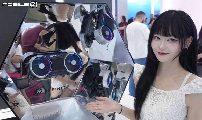 [COMPUTEX] 技嘉40週年INFINITY藍圖 (主機板、顯示卡、5K MINI LED、雕妹機、電競筆電)