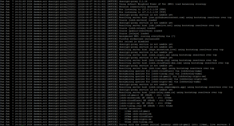 openwrt 如何裝最新版本的 dnscrypt-proxy