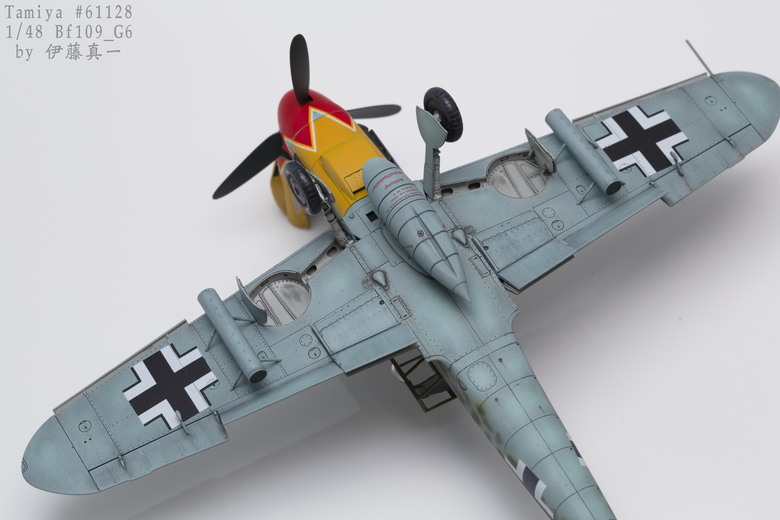 【模型樣品製作】TAMIYA 1/48 Bf109 G-6 後期型 #61128