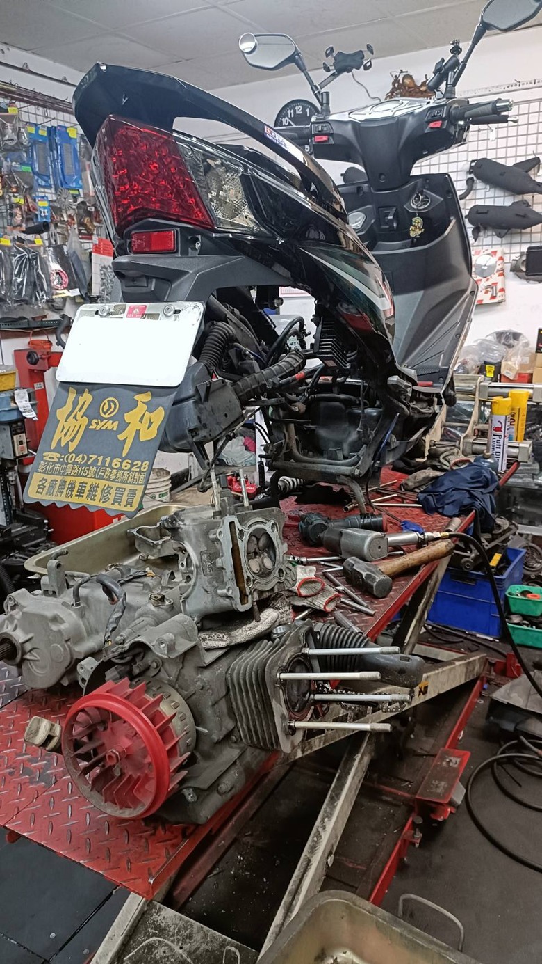 SYM NEW FIGHTRER ZR 五代悍將換缸日記