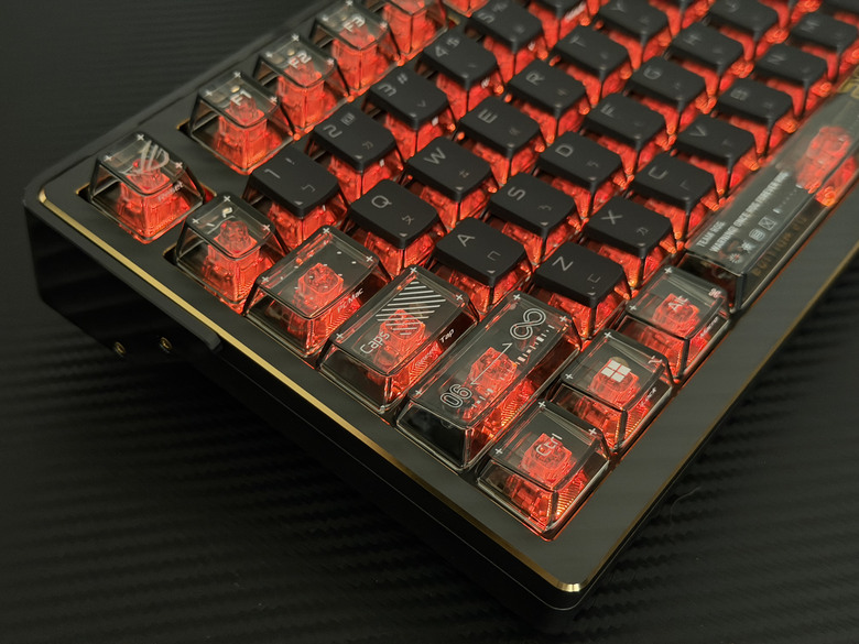 【開箱】24K鍍金aka尊爵不凡版敗家之眼｜ROG 20週年限定版鍵鼠組+鍵帽