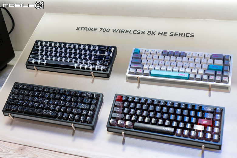 【Computex 2026】微星推出新款磁軸鍵盤 Strike Alloy TMR 具備 PCB 防水設計在水中也能打!