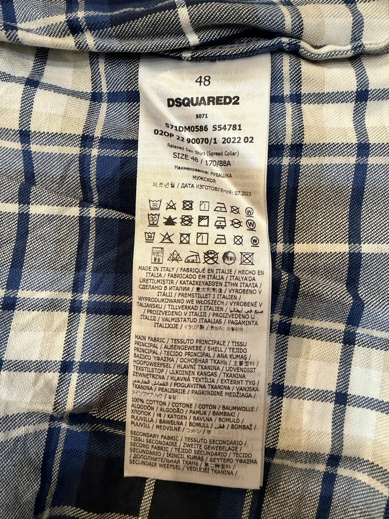 「開箱」DSQUARED2異材質拼接襯衫