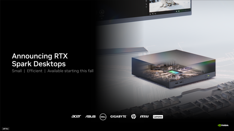 【Computex 2026】NVIDIA RTX Spark 處理器初步解析 不僅能在本地跑 AI 在遊戲部分也具備效能表現