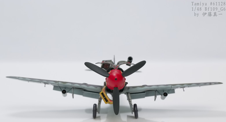 【模型樣品製作】TAMIYA 1/48 Bf109 G-6 後期型 #61128