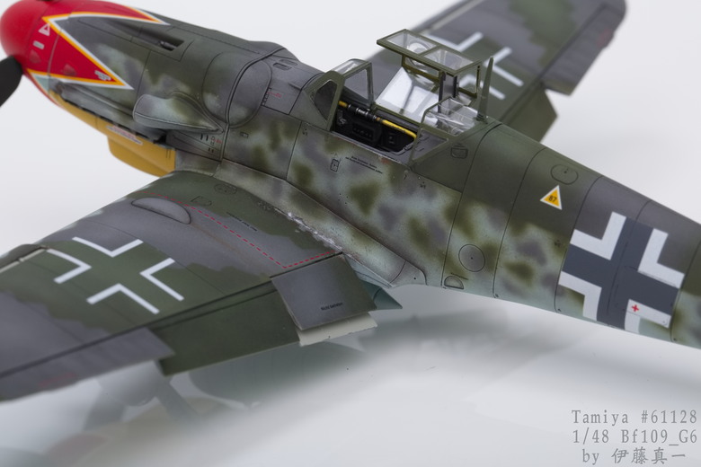 【模型樣品製作】TAMIYA 1/48 Bf109 G-6 後期型 #61128