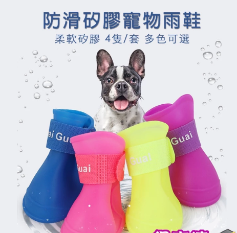 狗的雨鞋很難穿,有什麼好建議嗎