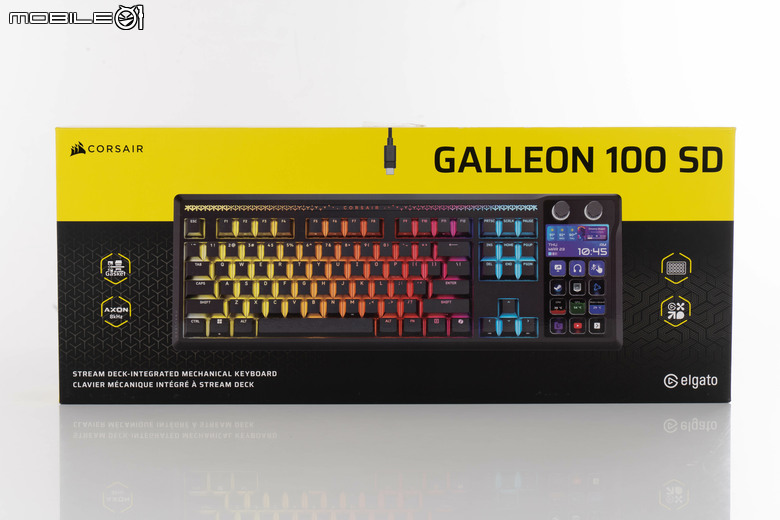 CORSAIR GALLEON 100 SD 鍵盤開箱體驗 整合 Stream Deck 設計提供寬廣自訂功能的強大創作工具