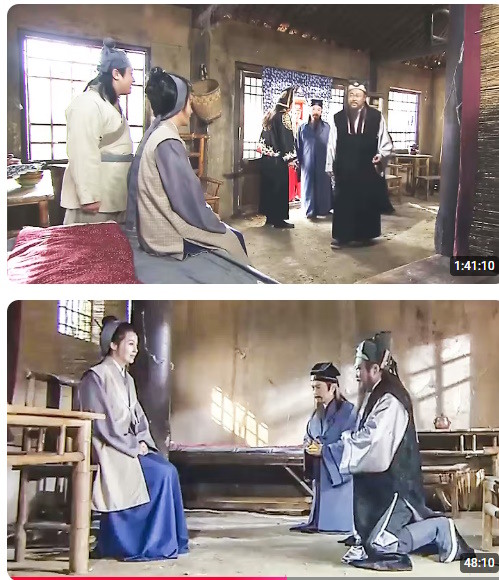 包青天本想替瞎眼老太太伸冤 見面不久後即 跪拜行禮！