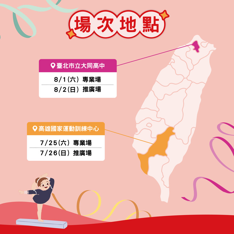 華南銀行第七屆小小體操營：感受脈動・搖滾呼吸