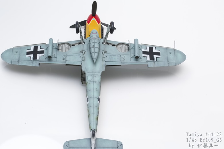 【模型樣品製作】TAMIYA 1/48 Bf109 G-6 後期型 #61128